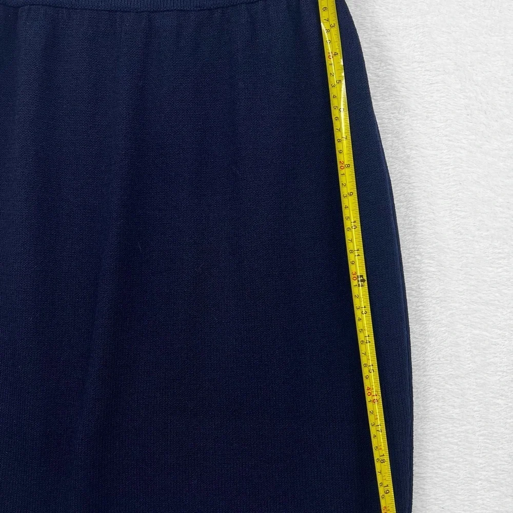 St. John Classic Blue Pencil Skirt A578